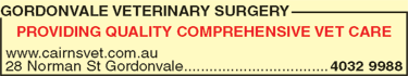 Gordonvale Veterinary Surgery - Sydney Vets 1